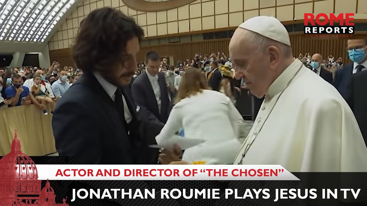 Actor and director of &ldquo;The Chosen&rdquo; meet Pope Francis at the Vatican