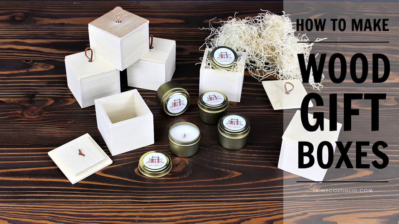 How to Make Wood Gift Boxes