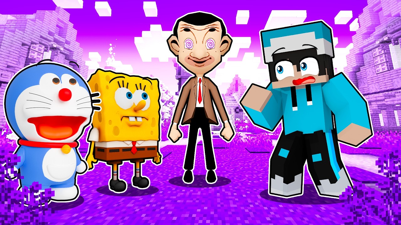 ماين كرافت لكن انقاذ مستر بين من عالم الاحلام الغريب 🌟💤