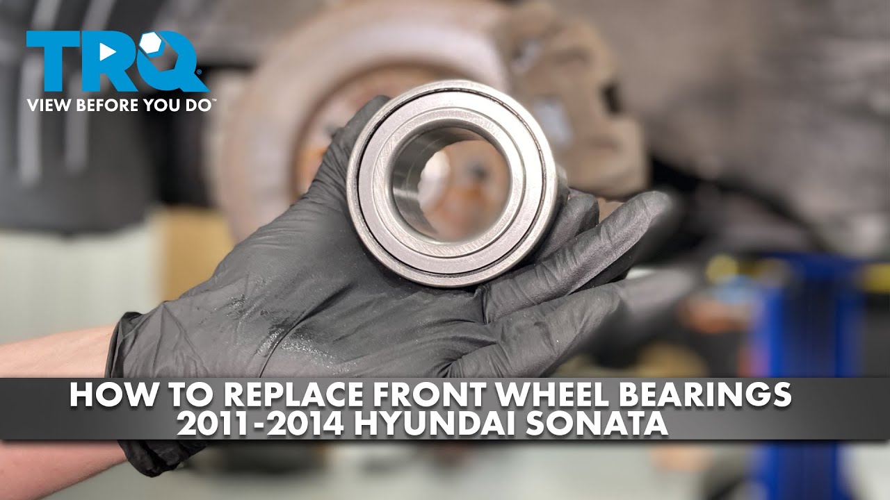 Как заменить передние ступичные подшипники Hyundai Sonata 2011-2014