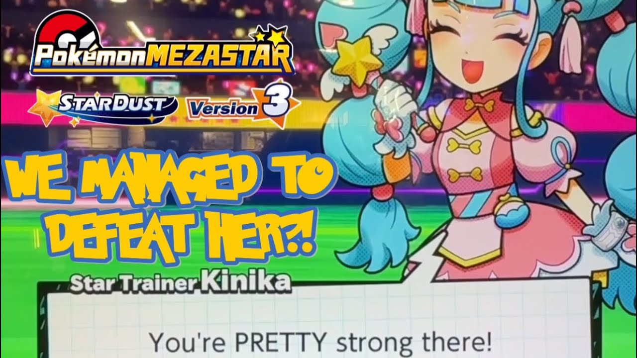 *ПРОСТОЙ СПОСОБ ПОБЕДИТЬ ЗВЕЗДНОГО ТРЕНЕРА КИНИКУ!!!* Pokemon Mezastar Stardust 3!!!