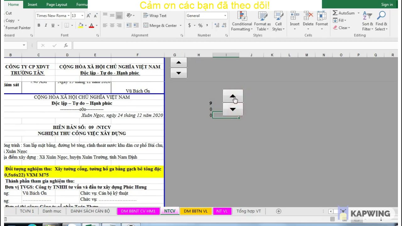 Giải đáp lớp học VBA Excel Xây dựng: 3 phút để hoàn toàn làm chủ với dãn dòng ô gộp ( merge ) (006).