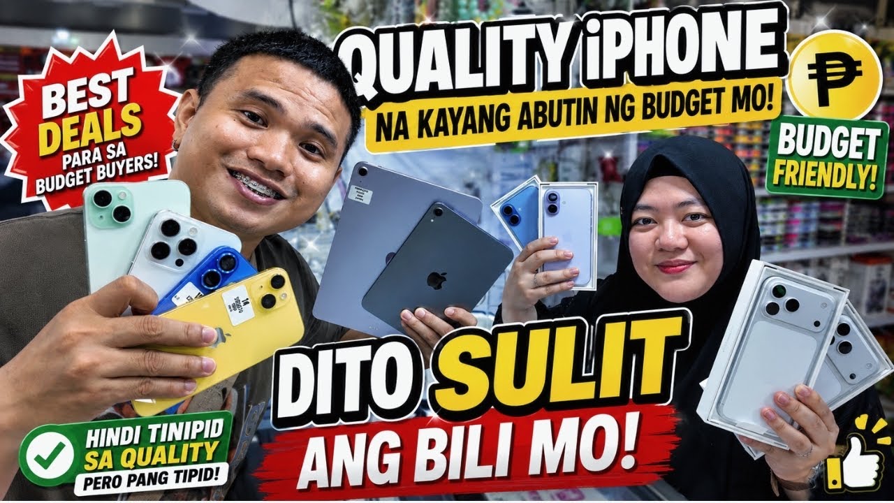 MURANG Best DEALS sa Presyo ng iPhone, ipad & Apple watch at Quality rin Talaga Mabibili.