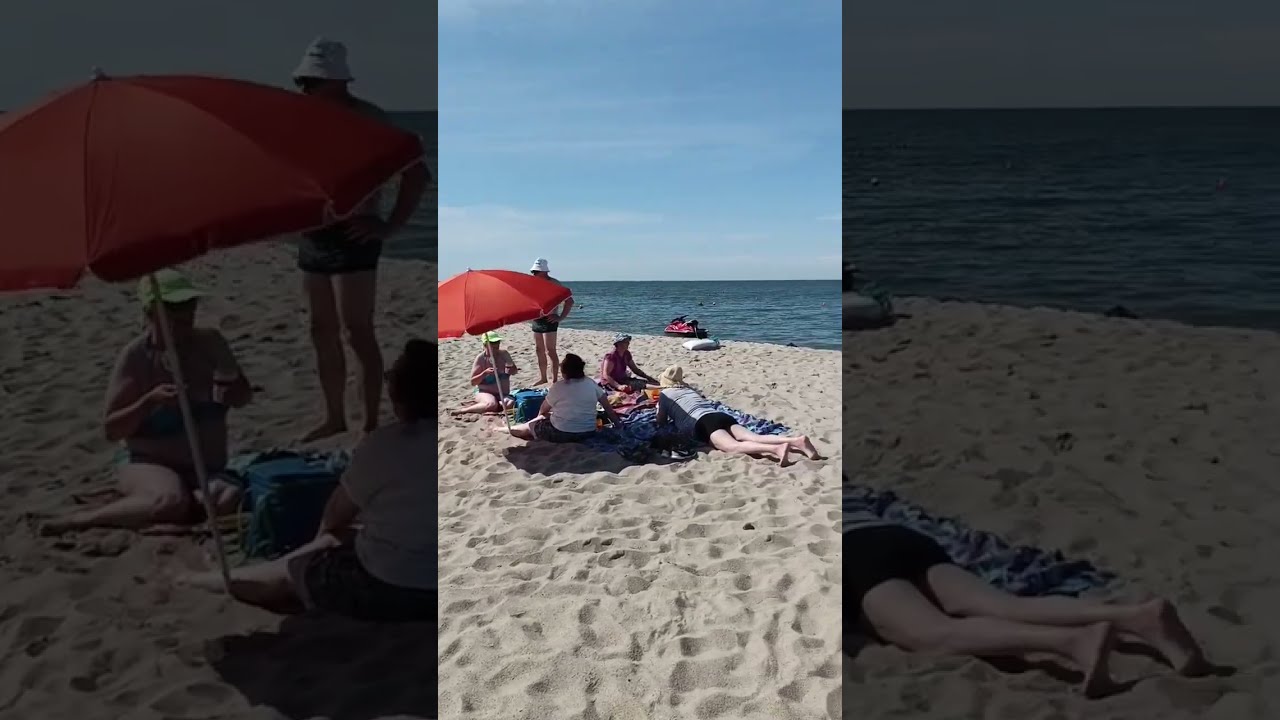Янтарный. Пожалуй лучший пляж на Балтике! Калининградская область. 15.08.2024 Видео от друзей #топ