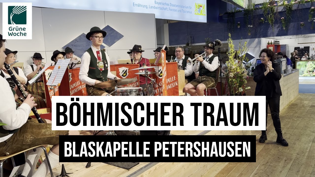 26.01.2025 Berlin Böhmischer Traum: Glonntaler Blaskapelle Petershausen - Bayernhalle - Grüne Woche