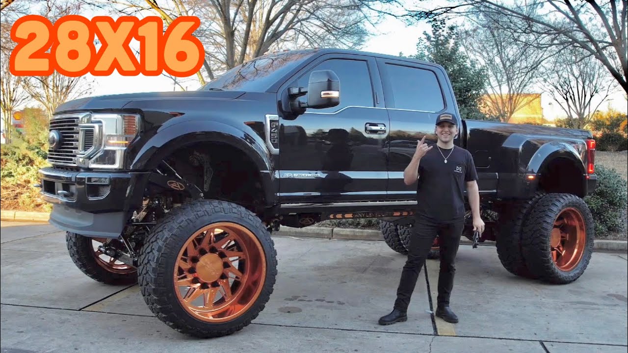 ANY LEVEL LIFT 2022 Ford F450 on 28x16 COPPER JTX Wheels | Lifted | Southern Tire