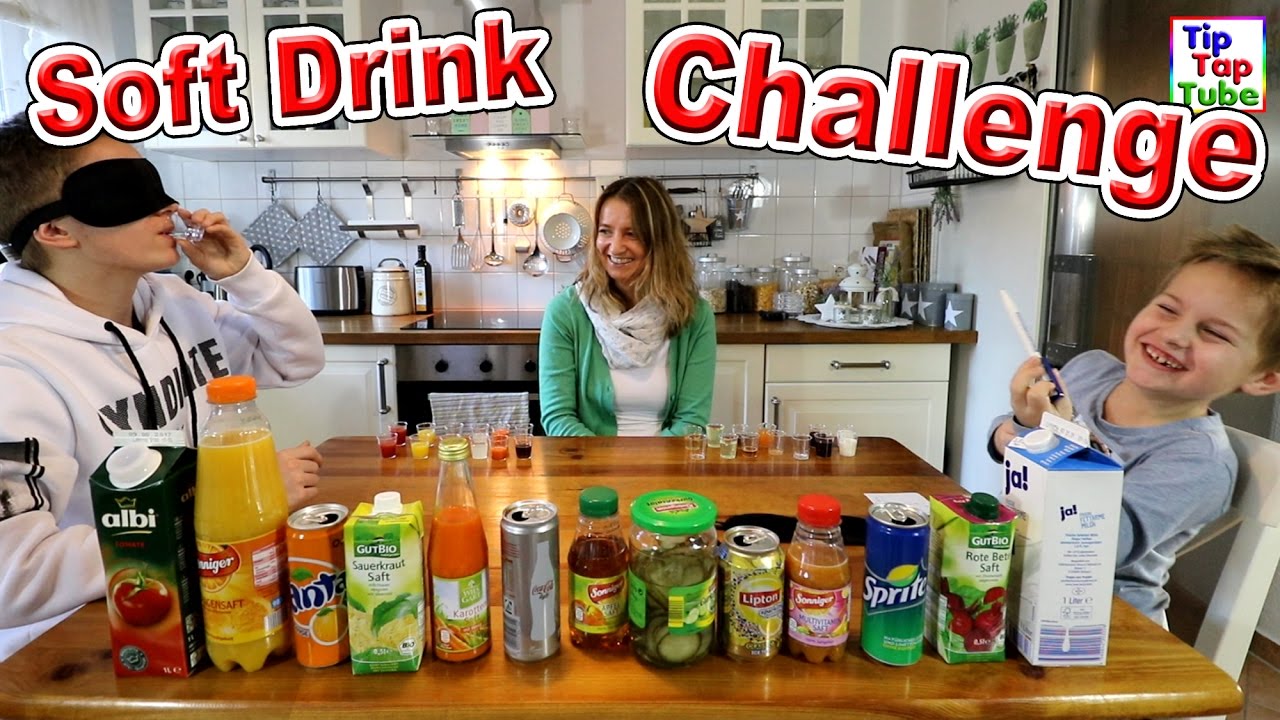 SOFT DRINK SAFT CHALLENGE | Ash vs Max | geronnene Milch als Bestrafung | TipTapTube