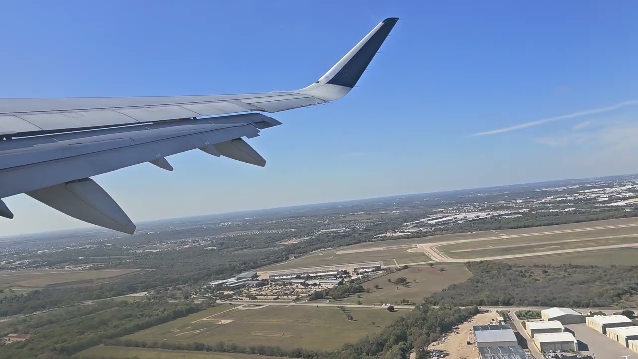 A321 taking off, AUS