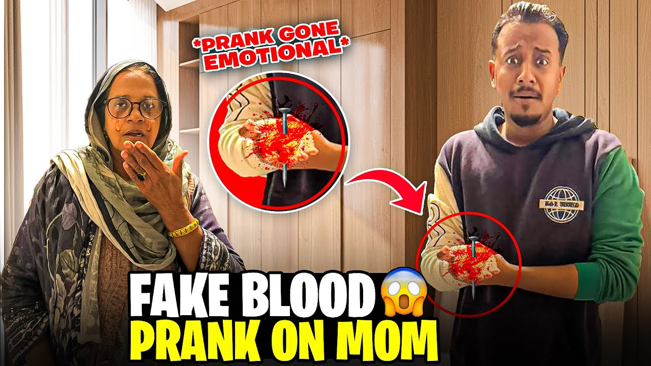EXTREME FAKE BLOOD PRANK GONE WRONG! 😭 | Maa Ny Sach Mein Ambulance Ko Call Kar Di! 🚑🚨