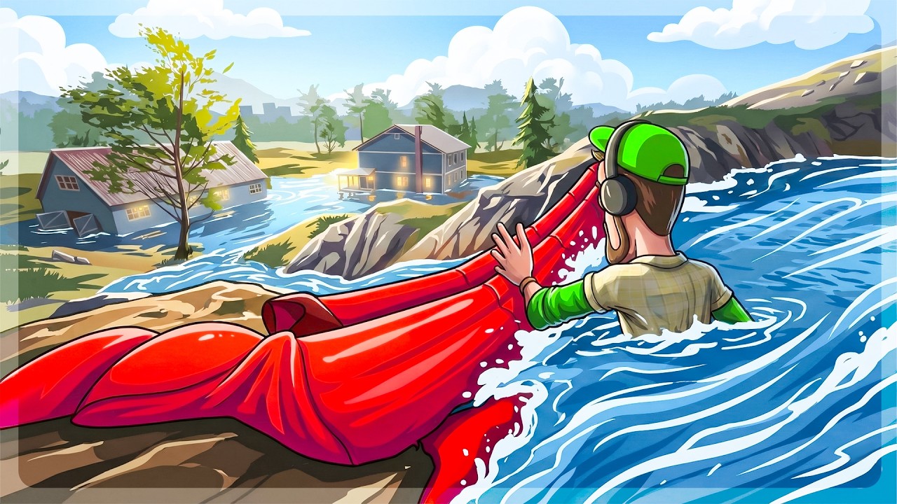 Blocking a River to Save a Farm from MASSIVE Floods!