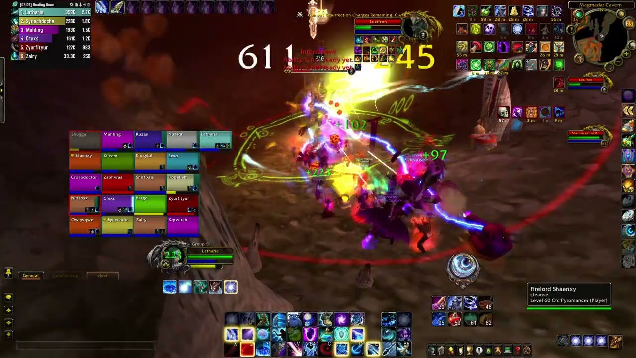MC Lucifron Ascended Raid Starcaller Heal