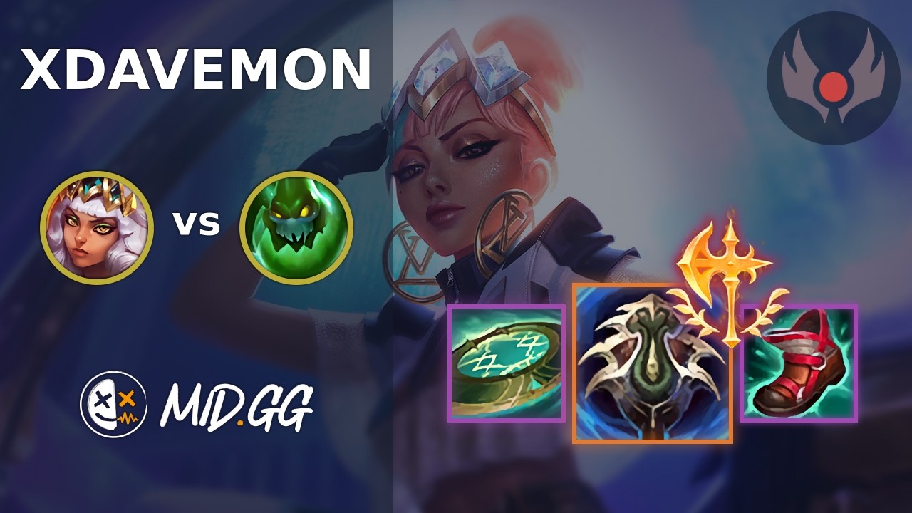 MID.GG: [ xDavemon ] Qiyana JUNGLE vs Zac | NA GRANDMASTER | LOL Season 2026
