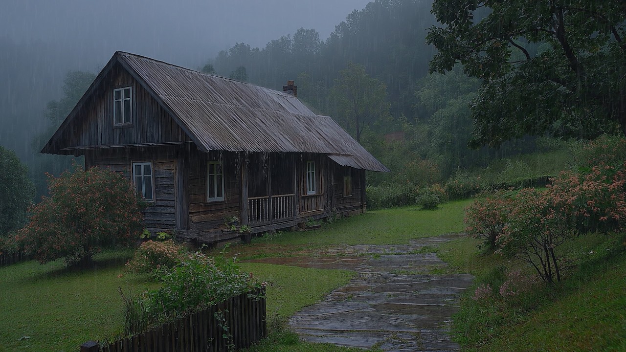 Relaxing Rainfall Soundscape for Anxiety Relief and Deep Restful Sleep