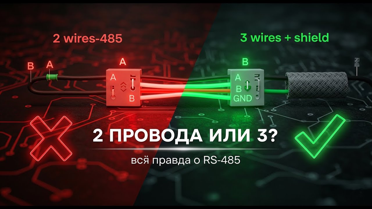 Два провода или три? Вся правда о монтаже RS-485, о которой молчат в интернете.