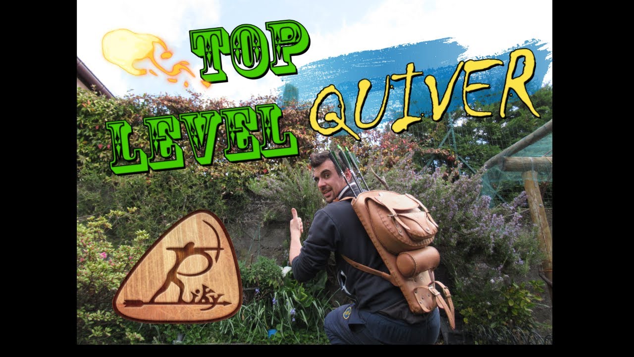 NUOVA FARETRA Zaino IN PELLE!!!  -  NEW ARCHERY QUIVER REVIEW !!! -  NEUER BOGENSHUTZE KOCHER!!!