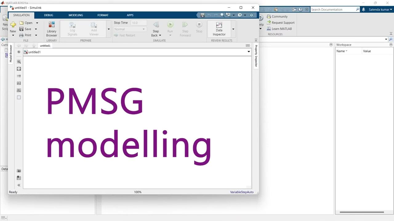 PMSG wind turbine model in Simulink | Permanent magnet synchronous generator in simulink simulation
