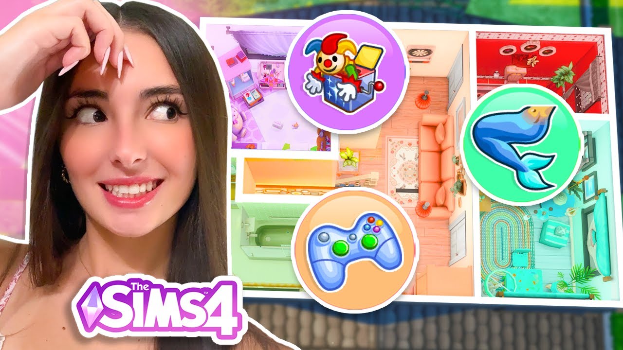 Каждая комната в The Sims 4 имеет свою эстетику *И* цвет!