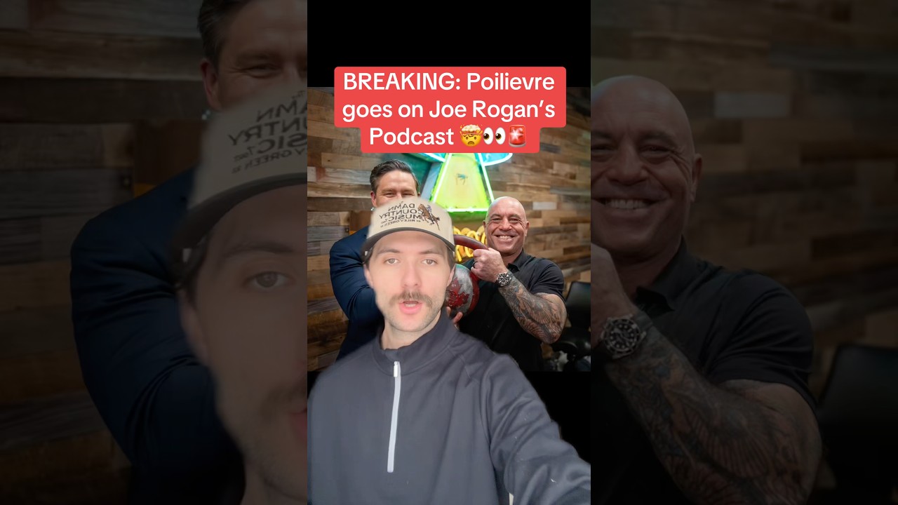 Пойлиевр участвует в JRE!! Что вы думаете? 🤔👀 #cdnpoli #poilievre #joerogan #usa #podcast