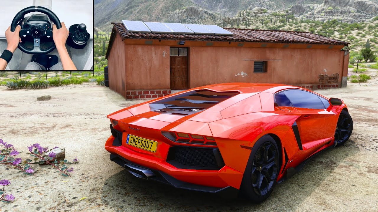 1500 HP TWIN TURBO LAMBORGHINI AVENTADOR LP700 4 - FORZA HORIZON 5 | LOGITECH G920 GAMEPLAY
