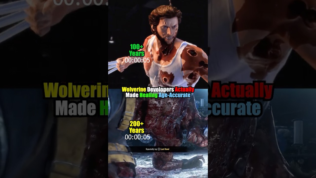 Wolverine Devs Actually Made Healing Age-Accurate - Marvel's Wolverine