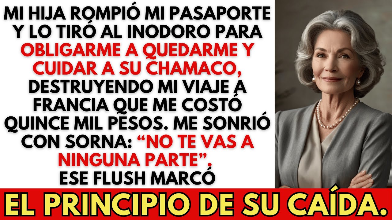 Mi Hija Rompió Mi Pasaporte y Lo Tiró Al Inodoro Para Obligarme A Quedarme — Mi Viaje A Francia De..