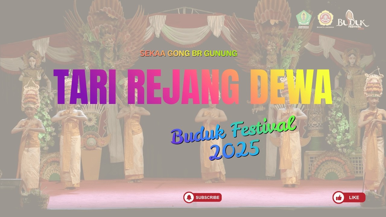Tari Rejang Dewa Sekaa Gong Br Gunung Buduk Festival 2025