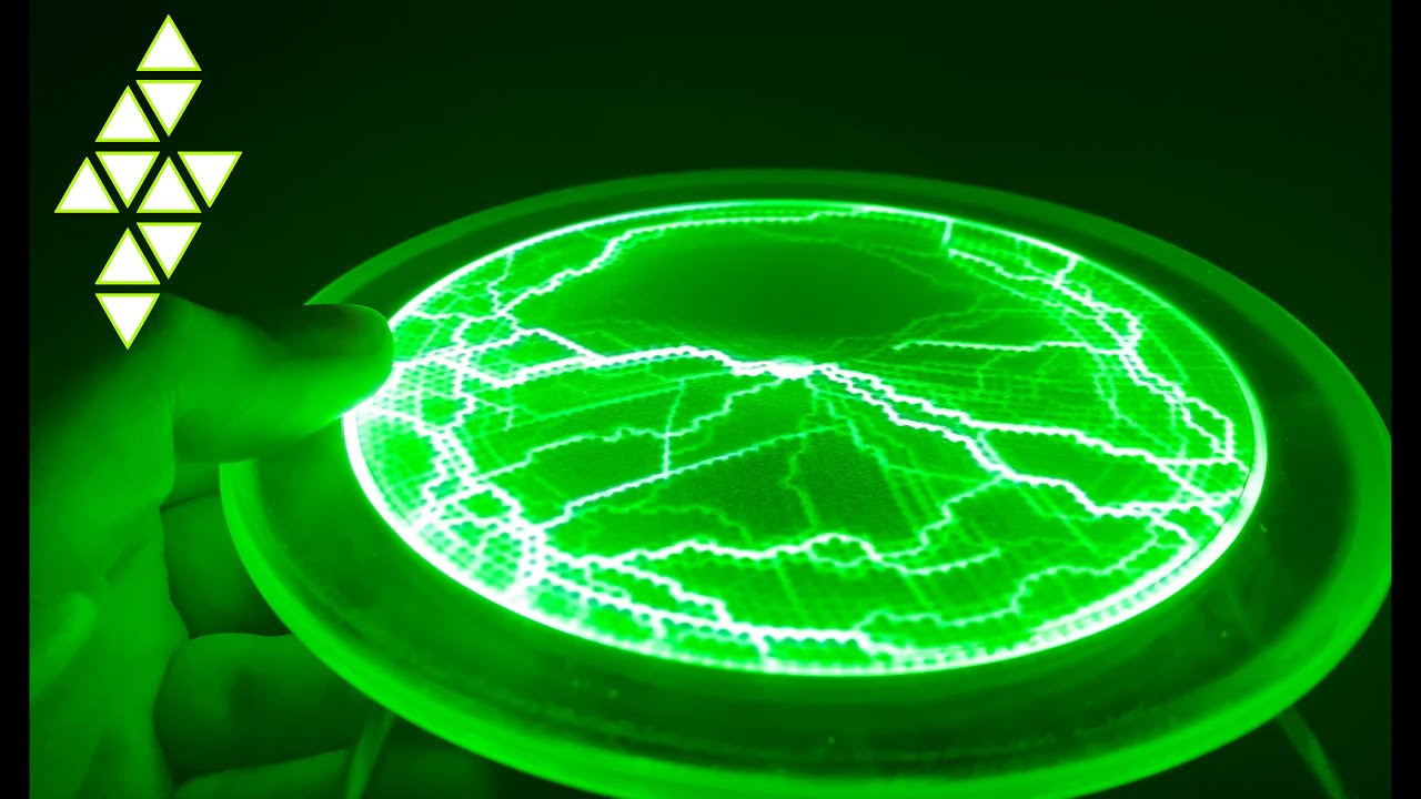 6-Inch Luminglas Flat Plasma Disc ⦿ Gadgetify