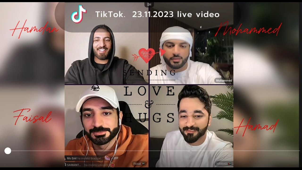 Four trobles: Hamdan, Hamad, Faisal and Mohammed Wali from Dubai, UAE