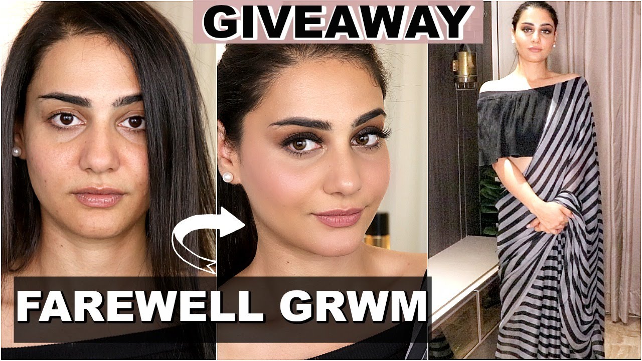 DRAB TO FAB - FAREWELL GRWM | BEGINNER FRIENDLY |SUGAR COSMETICS GIVEAWAY | SIMMY GORAYA
