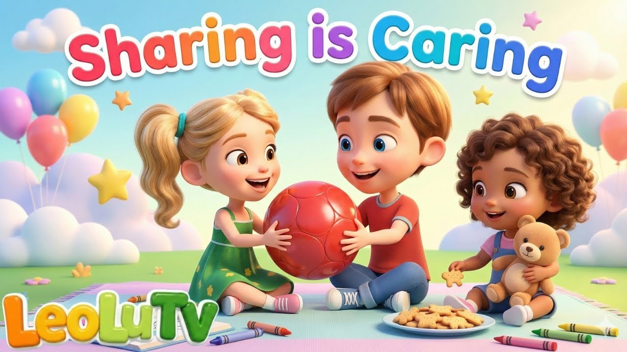 Sharing is Caring | Nursery Rhymes & Kids Song | Kids Rhymes 2026 | LeoLu TV Kids | @LeoLuTv