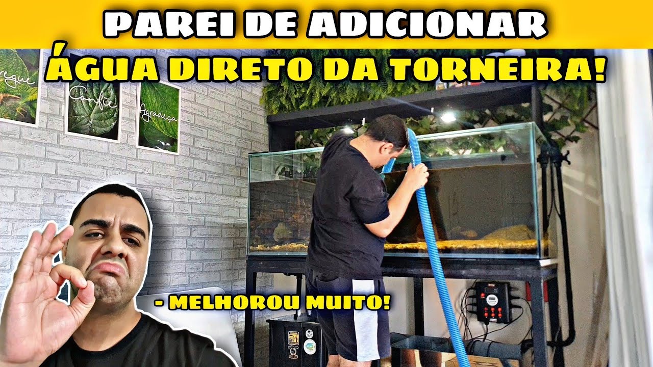 TPA NO AQUÁRIO JUMBO DE 900L, TROCA DE PERLON E DICAS!