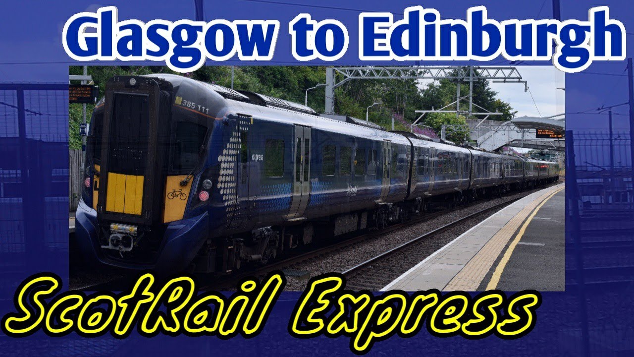 Glasgow Queen Street to Edinburgh | FULL JOURNEY | ScotRail Express 385 (via Falkirk High)