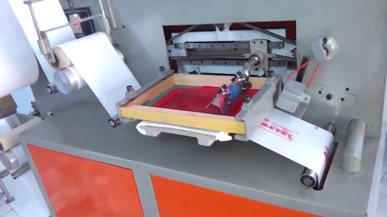 Máy in Lụa khăn lạnh dạng cuộn KhaThy