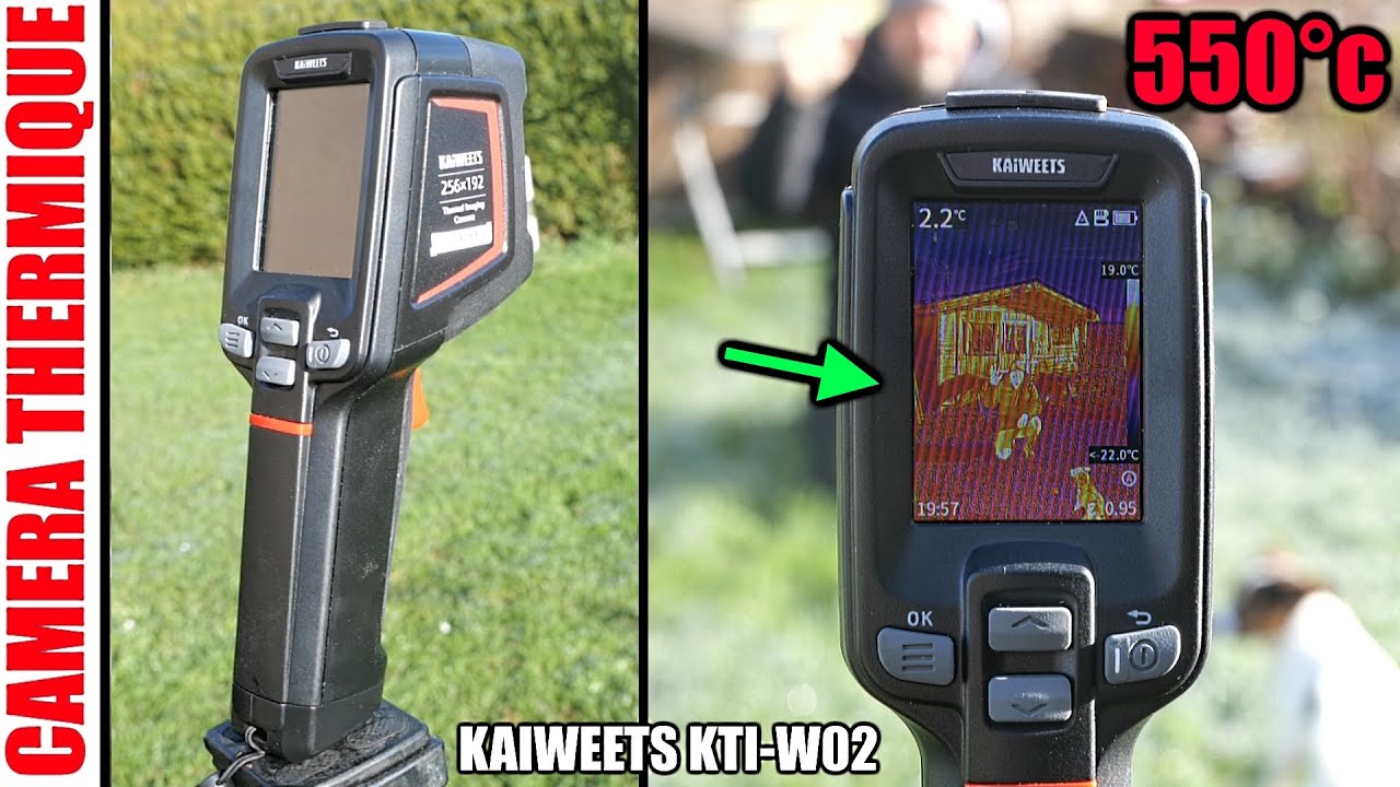 KAIWEETS Caméra thermique KTI-W02 3.7V -20°C +550°c versus PARKSIDE PWBKA 4 A1
