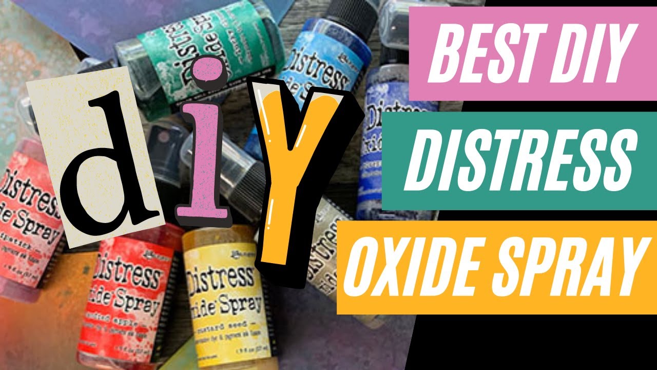 🎨 DIY Distress Oxide Ink Recipe Tutorial | DIY Distress Oxide Spray | DIY Distress Oxides | EASY DIY