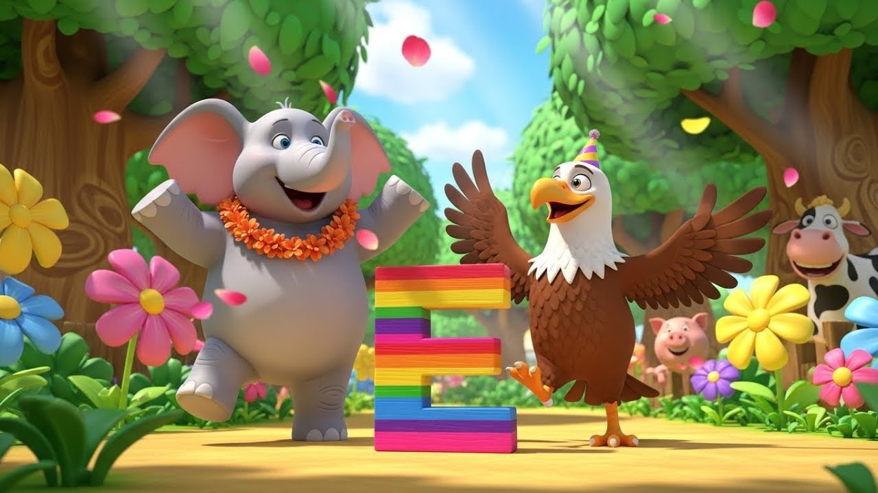 Desfile de Animales ABC 🔤🐒 | canciones infantiles | Canción para bebés, Alfabeto y Animales para