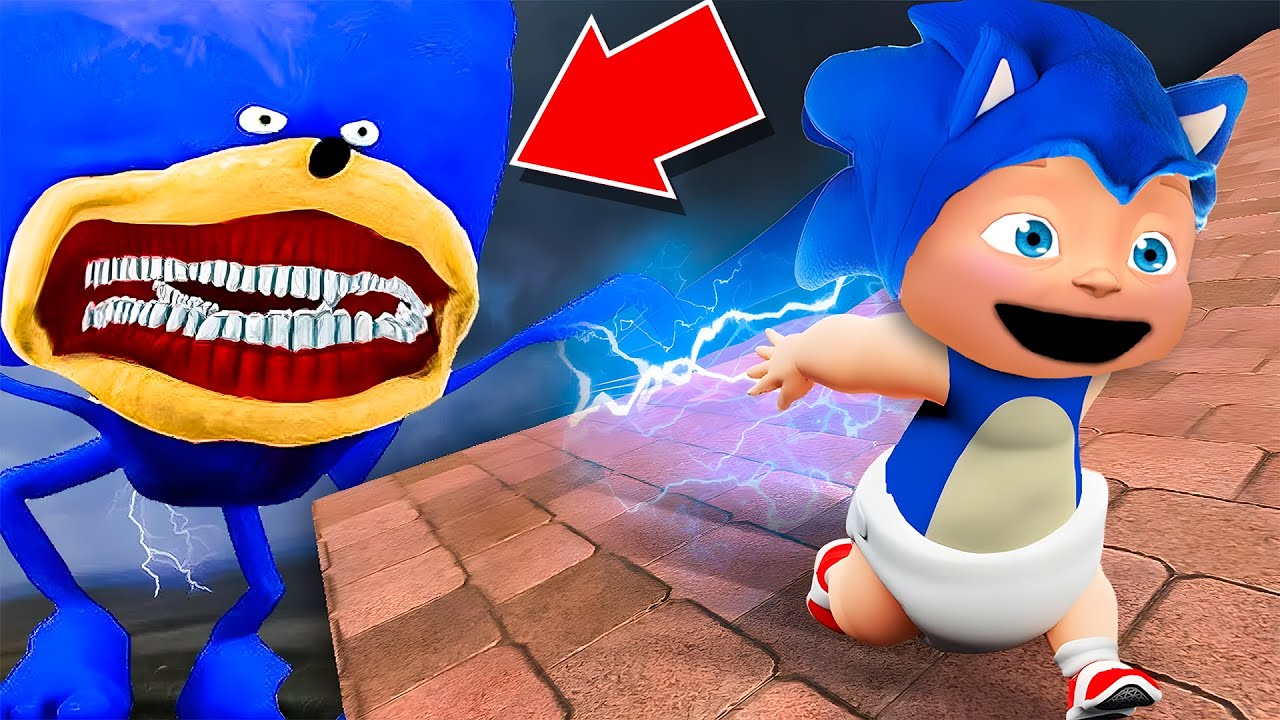 Bebek SONIC vs %100 GÜÇLÜ SHIN SONIC!