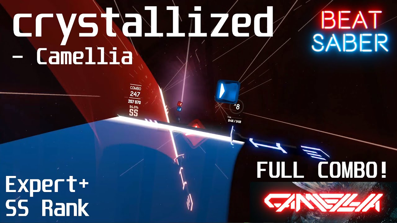 I finally did it! | crystallized - Camellia | Expert+ | Full Combo! | Multiplayer Stream Highlight