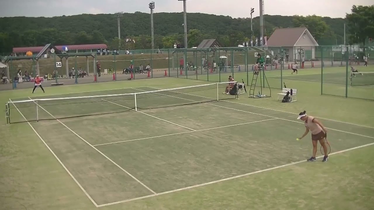 2023年IH テニス女子 団体 3回戦 2 四日市商 三重 x 仁愛女子 福井 シングルス