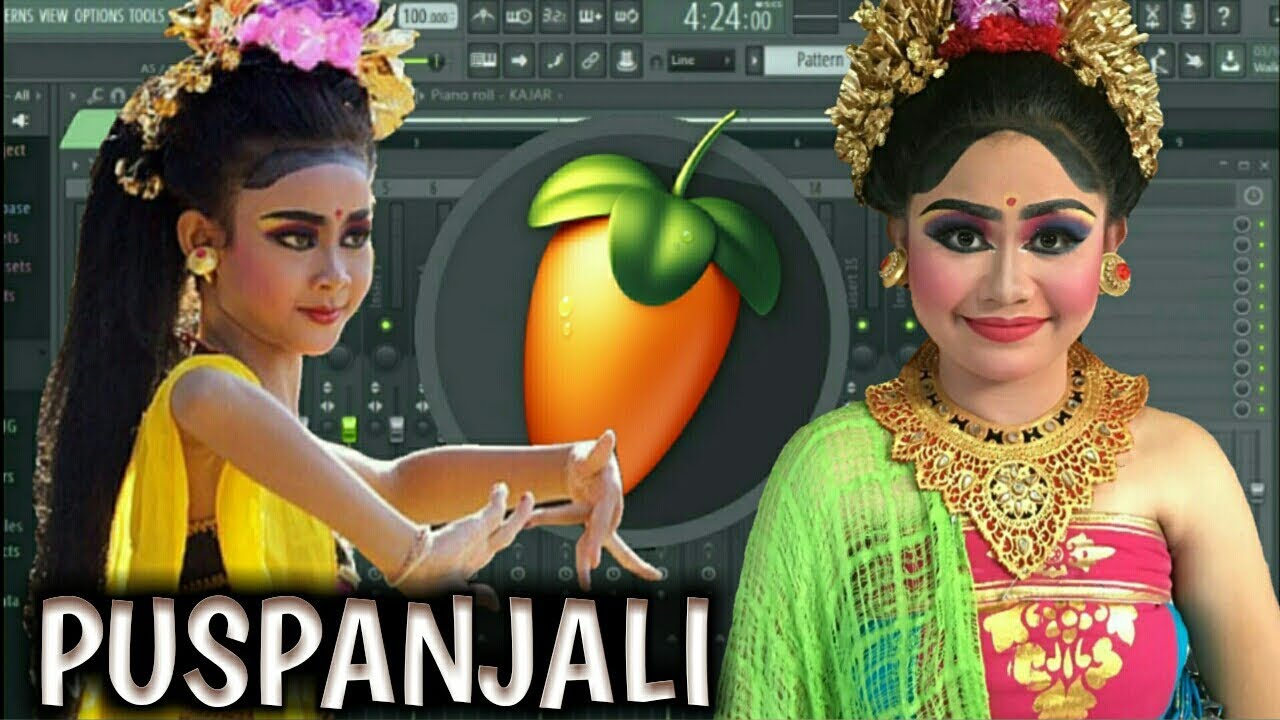 Iringan Tabuh Tari Puspanjali Fl Studio untuk latihan mekendang Bali