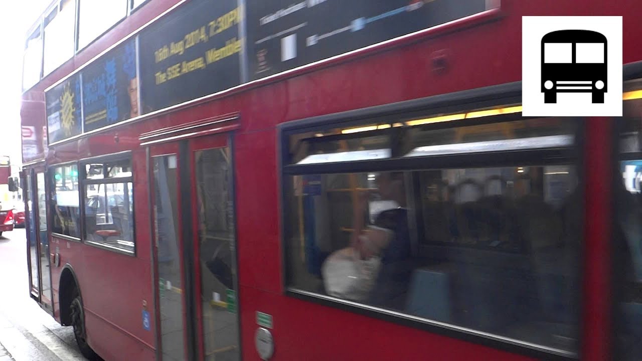 DAF DB250LF (Alexander ALX400) - Departing from Bus Stop (Arriva, London Buses Route 159)