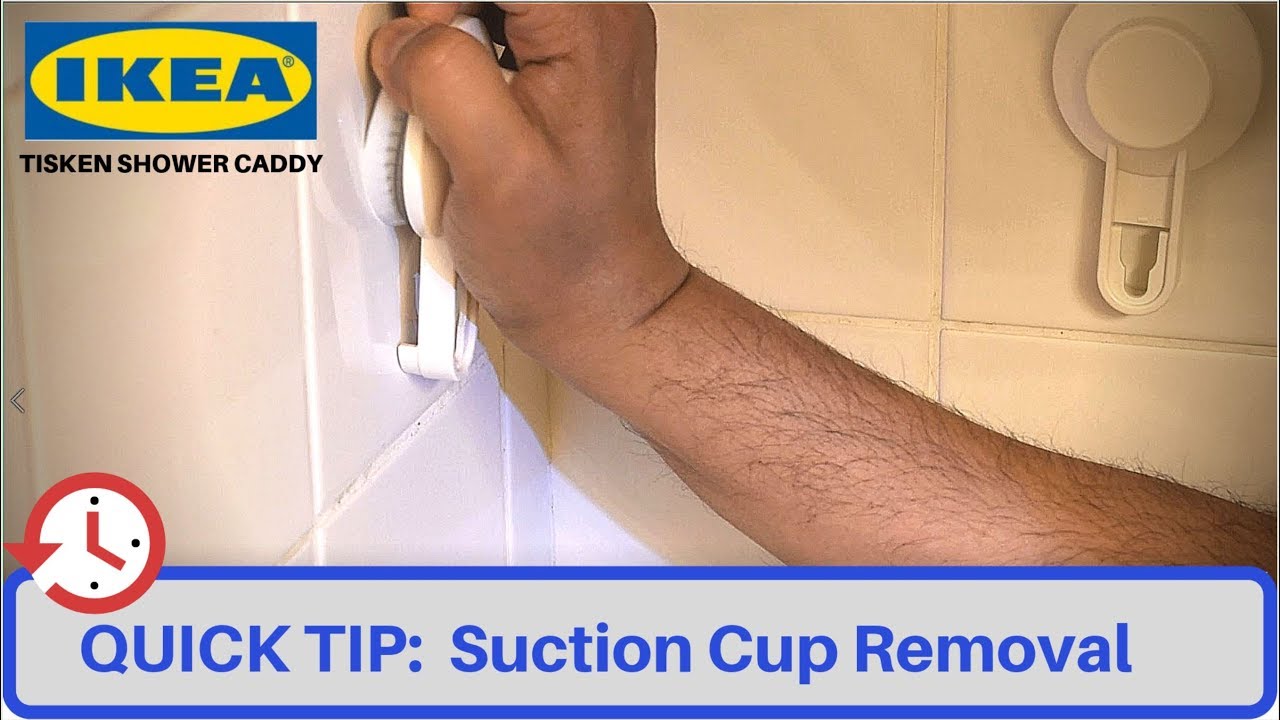 𝗤𝗨𝗜𝗖𝗞 𝗧𝗜𝗣: 𝗥𝗲𝗺𝗼𝘃𝗲 𝗜𝗞𝗘𝗔 𝗧𝗶𝘀𝗸𝗲𝗻 𝗦𝘂𝗰𝘁𝗶𝗼𝗻 𝗖𝘂𝗽𝘀 for Corner Shower Caddy