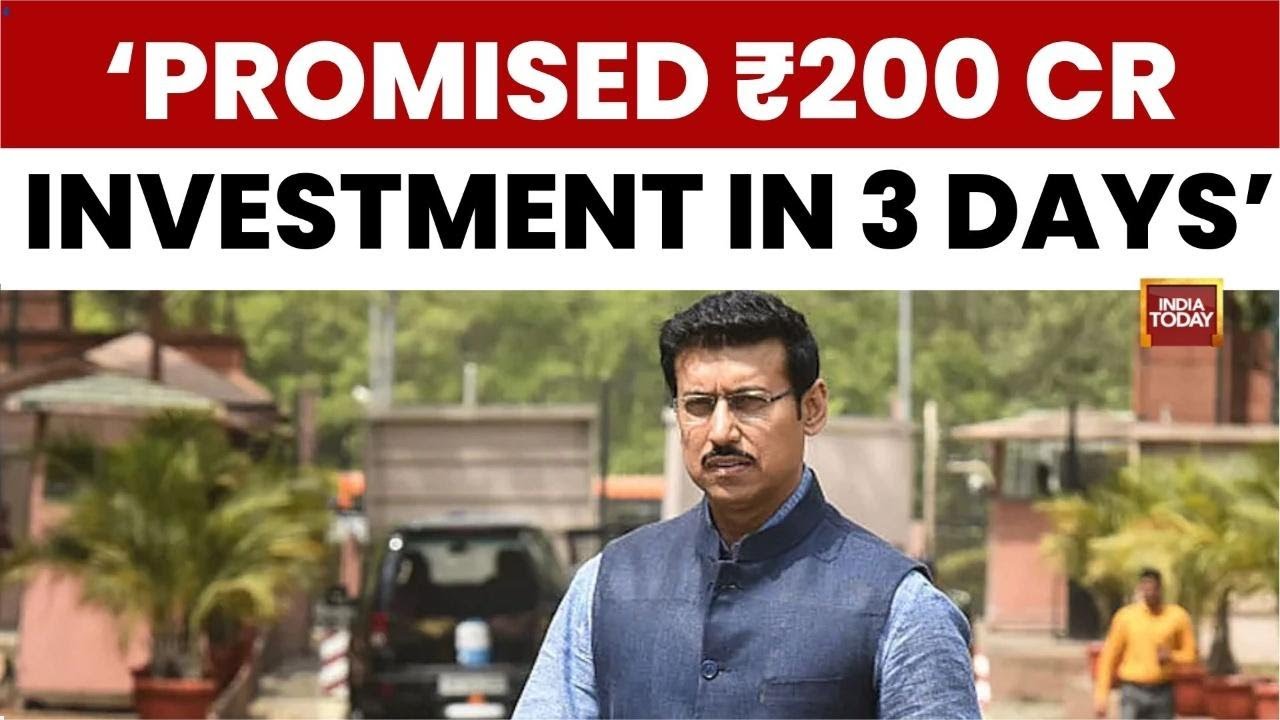 'Potential In Rajasthan Youth Is Exponential': Rajyavardhan Rathore To India Today