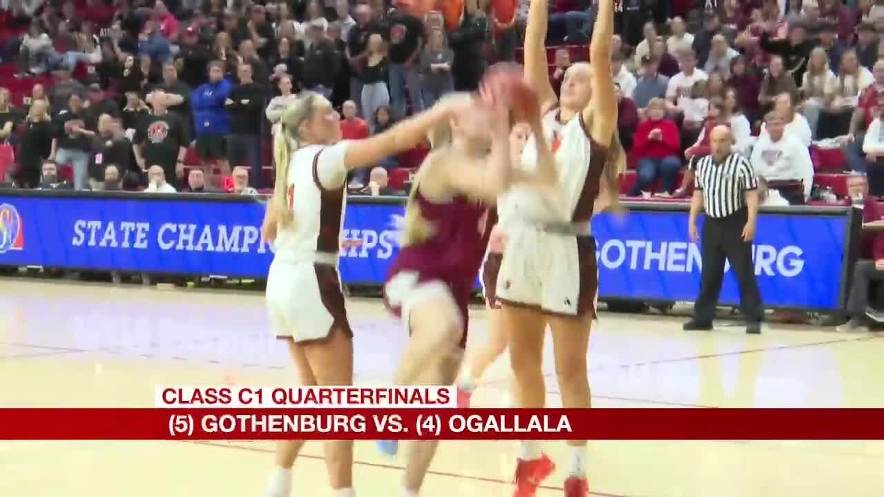CLASS C1 STATE QUARTERFINALS: #5 Gothenburg vs #4 Ogallala | Extended Highlights