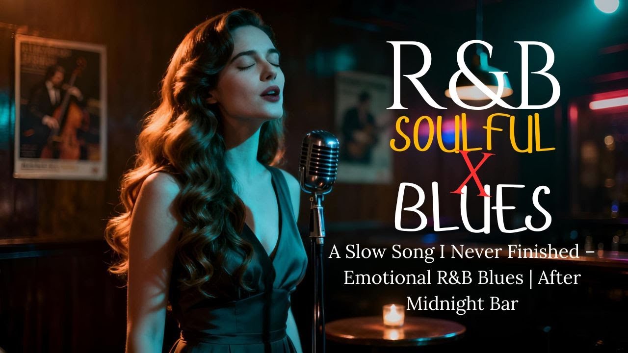 【R&B Soul x Blues】A Slow Song I Never Finished – Emotional R&B Blues  After Midnight Bar
