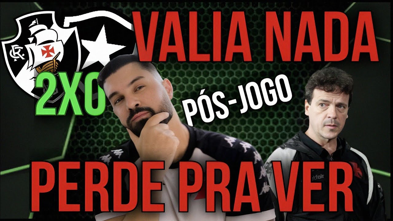 🚨AL&Iacute;VIO IMEDIATO! VASCO VENCE BOTAFOGO E RESPIRA/P&Oacute;S-JOGO VASCO 2 X 0 BOTAFOGO