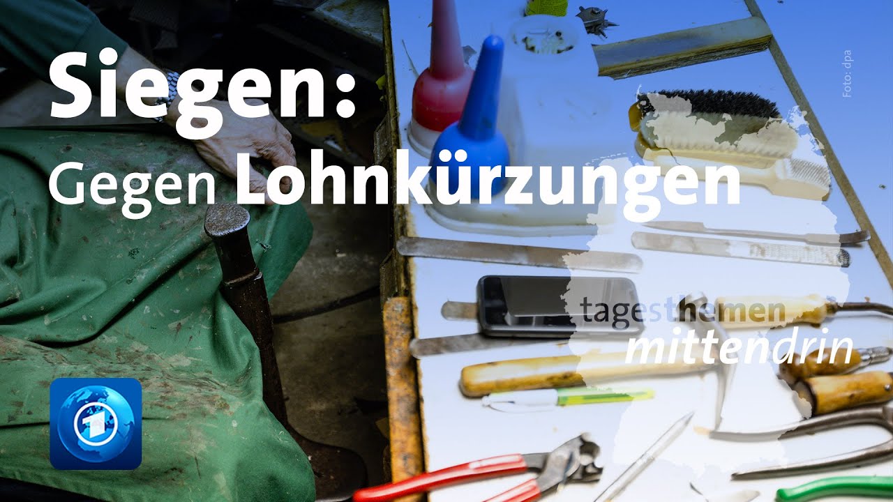 Siegen: Werkstatt wehrt sich gegen gekürzte Löhne | tagesthemen mittendrin
