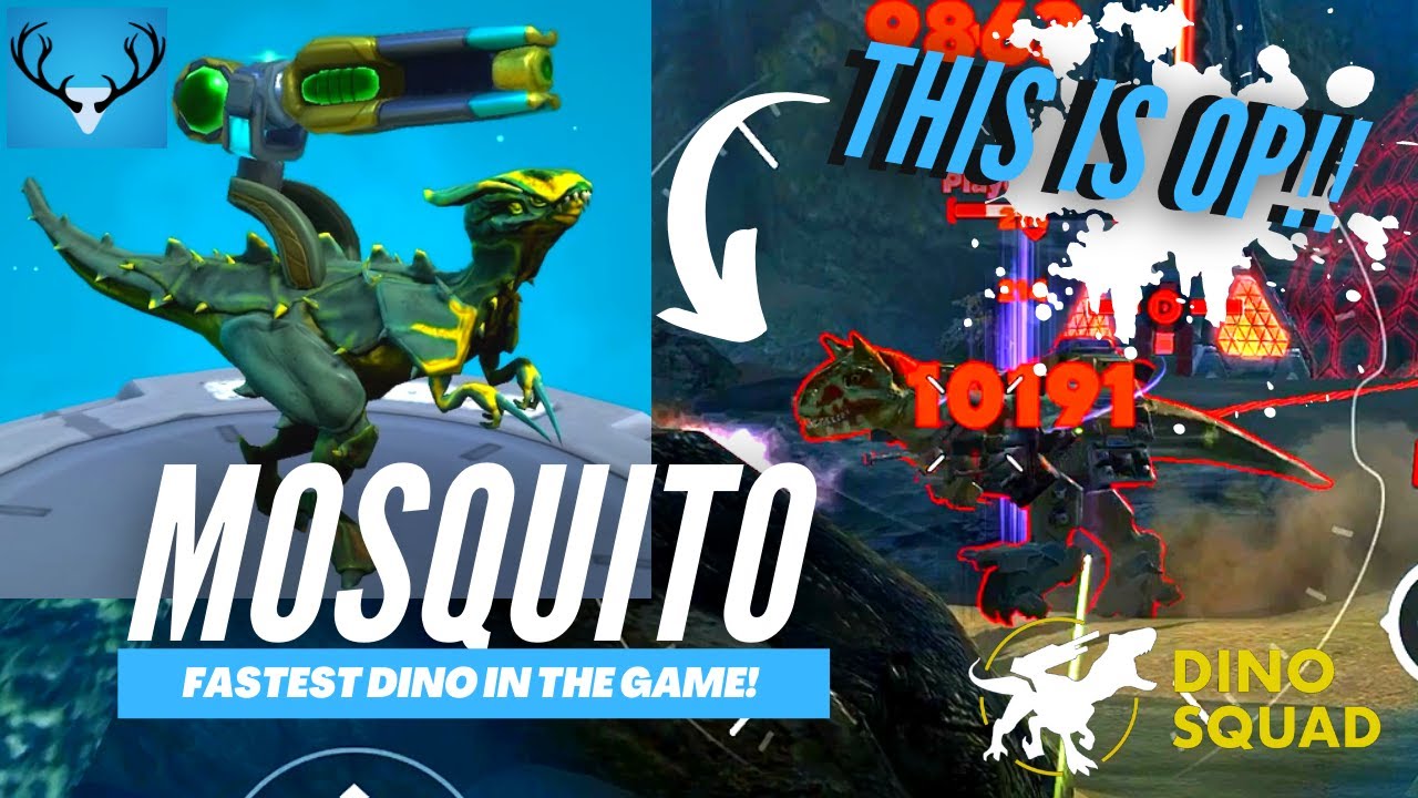 DINO SQUAD | FASTEST DINO IN THE GAME: THE MOSQUITO - Small but Deadly Sniper!