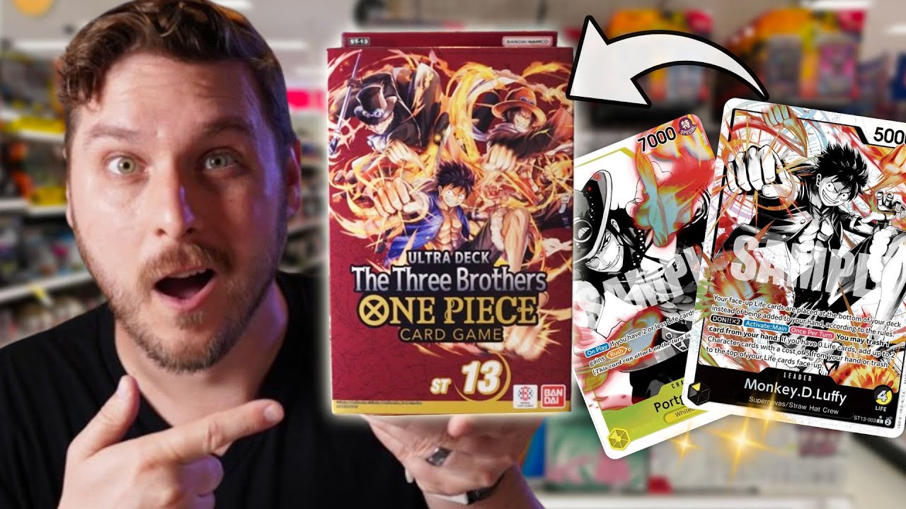 One Piece ST-13 Ultra Deck contains *CRAZY* Alt Art Cards – can we find it in stores?