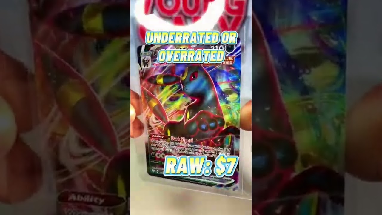 UMBREON VMAX EVOLVING SKIES POKEMON CARDS 😍😍 UNDERRATED OR OVERRATED #SHORTS